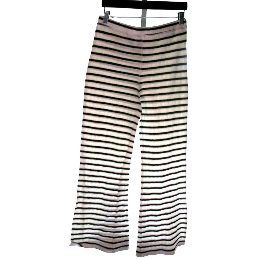 Rip Curl Terry Knit Wide Leg Pants Striped Beach Cover Up Women's S